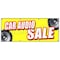 Signmission CAR AUDIO SALE BANNER SIGN mps speakers stereo installation repair amps B-96 Car Audio Sale - alternate 1